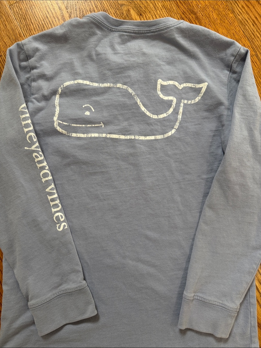 Boy’s Vineyard Vines Long Sleeve Shirt. Size Small 8-10. Blue/Gray Color.